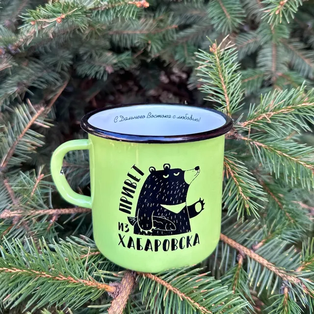 Кружка металлическая Привет из Хабаровска · 250 г