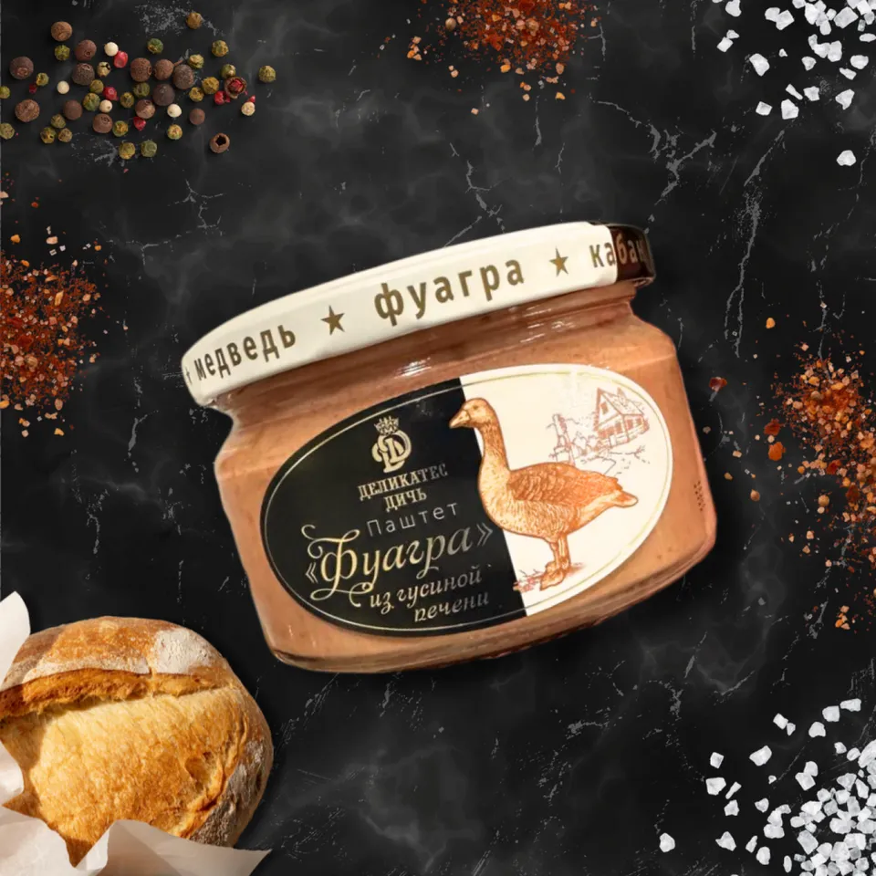 Паштет фуагра из Гусиной печени