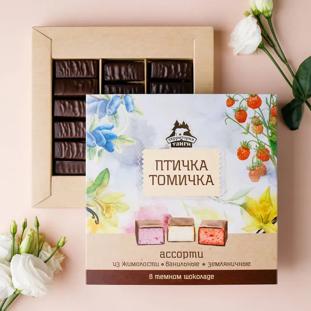 Конфеты «Птичка томичка» ассорти · 230 г