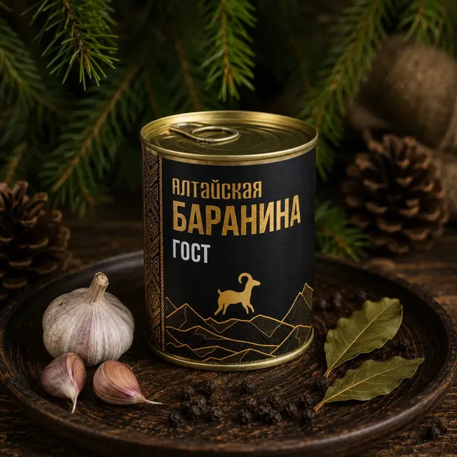 Тушенка Алтайская Баранина · 338 г