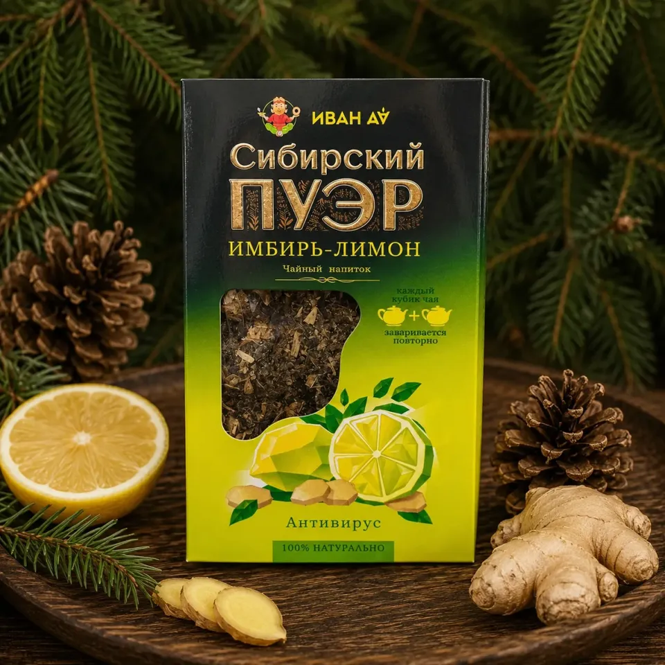 Пуэр Имбирь-Лимон