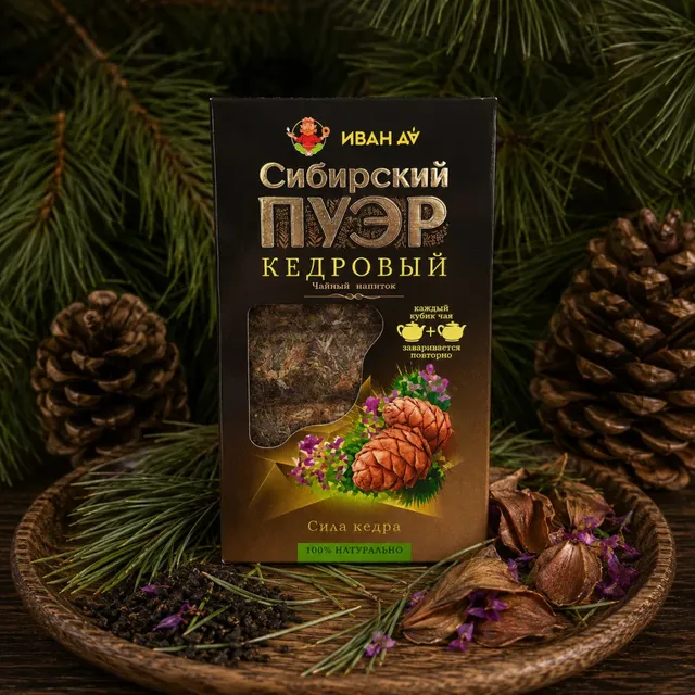 “Сибирский пуэр” Кедровый · 96 г