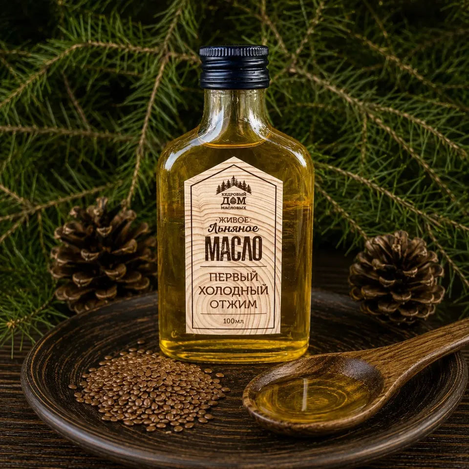 Льняное масло