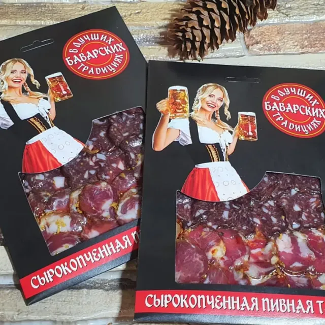 Нарезка сырокопченая Пивная тарелка · 100 г