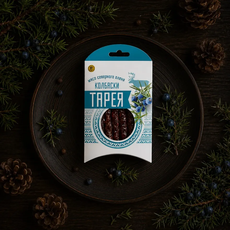 Колбаски из мяса северного оленя Тарея