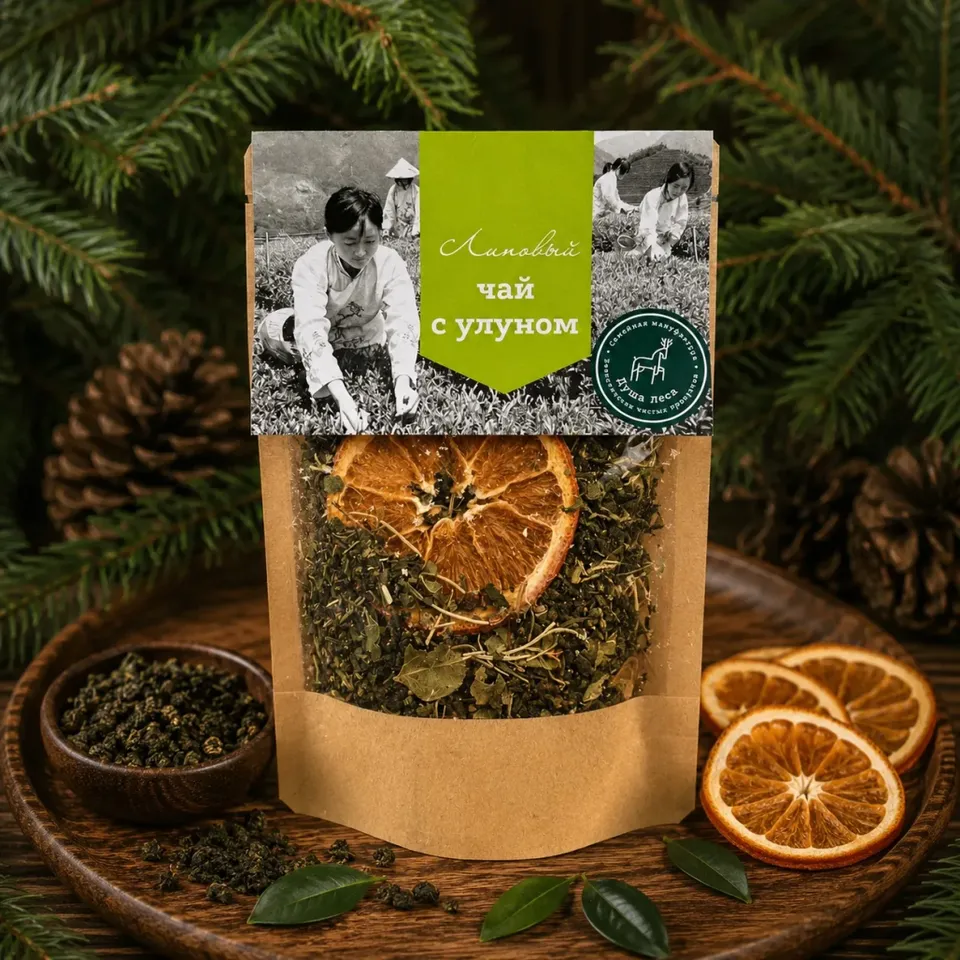 Липовый чай с Улуном