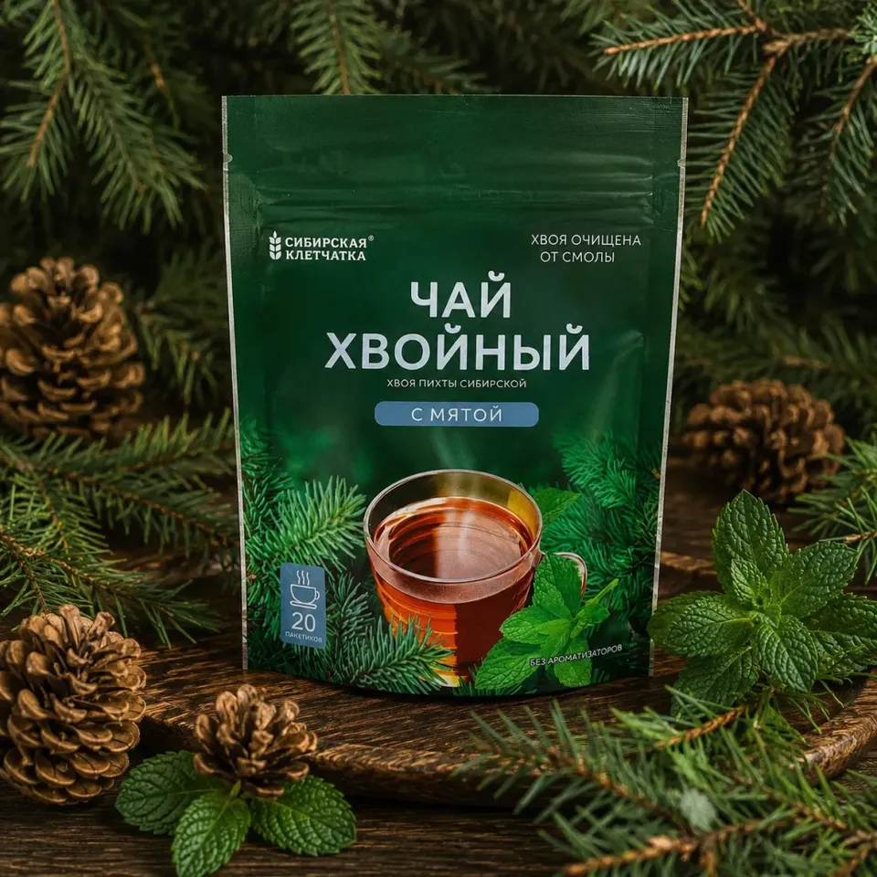 Чай Хвойный с Мятой